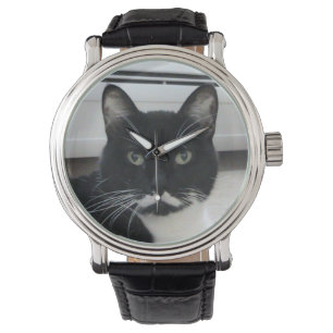 Mustache Cat Watch Horloge