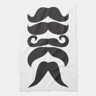 Mustache Choices Theedoek