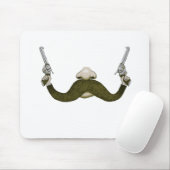 Mustache Cowboy Muismat (Met muis)