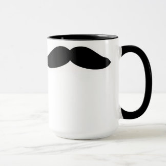 Mustache cup mok