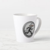 Mustache DAD Latte Mok (Rechterhoek)