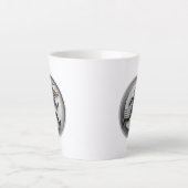 Mustache DAD Latte Mok (Voorkant)