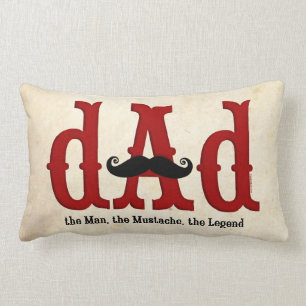 Mustache Dad Pillow Kussen