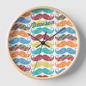 Mustache de heer Hipster Retro (Voorkant)