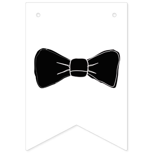 Mustache en Bow Stropdas Banner (Eerste vlag)