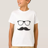 Mustache en bril