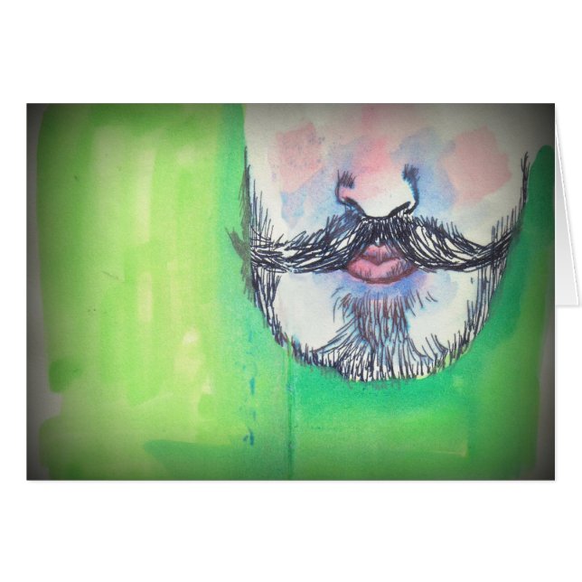 Mustache en Goatee (Voorkant Horizontaal)