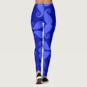 Mustache Entraînement Motif Yoga Leggings (Dos)