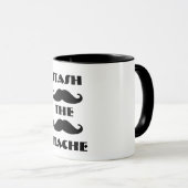 Mustache  grappig citaat mok (Voorkant rechts)