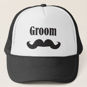Mustache Groom Trucker Pet