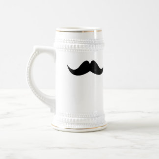 Mustache groomsman bachelor beer stein mok