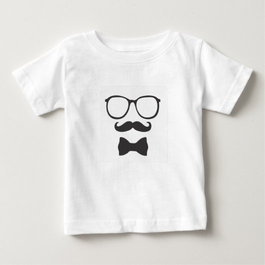 Mustache Hipster Bowtie Glasses (Voorkant)