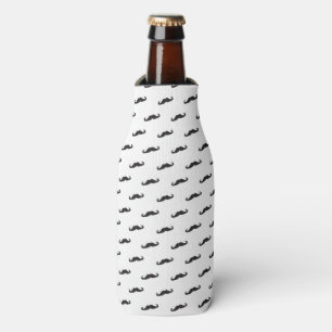 Mustache hipster patroon 2 flesjeskoeler