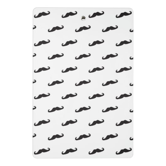 Mustache hipster patroon 2 mini klembord (Achterkant)