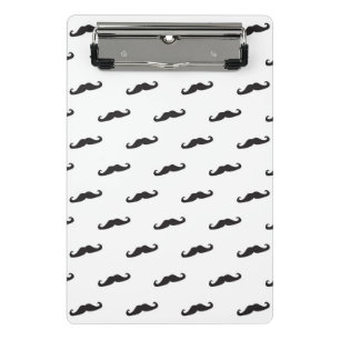 Mustache hipster patroon 2 mini klembord