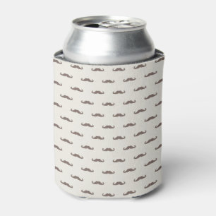 Mustache hipster patroon 3 blikjeskoeler