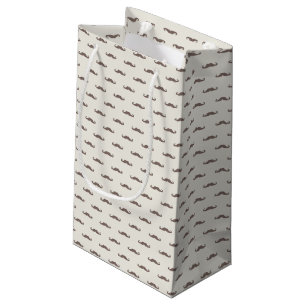 Mustache hipster patroon 3 klein cadeauzakje
