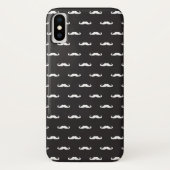 Mustache hipster patroon Case-Mate iPhone case (Achterkant)