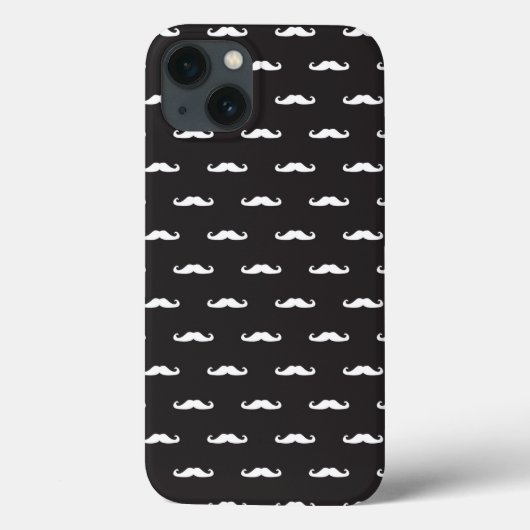 Mustache hipster patroon Case-Mate iPhone case (Achterkant)