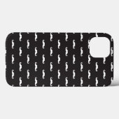 Mustache hipster patroon Case-Mate iPhone case (Achterkant (horizontaal))