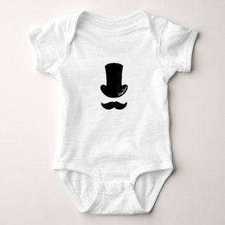 Mustache hoge hoed romper