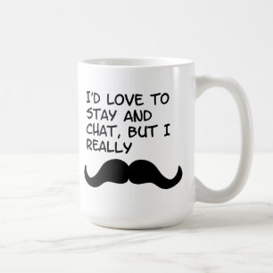 Mustache Humor Koffiemok
