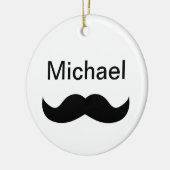 Mustache Keramisch Ornament (Links)