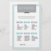 Mustache / Kleine Man Wat zit er in je Purse Game (Voorkant / Achterkant)