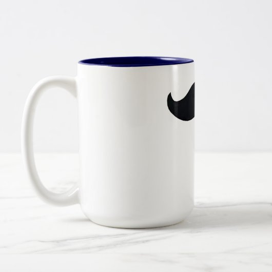 Mustache koffie mok Grappig beste zwarte snor (Links)