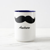 Mustache koffie mok grappige gepersonaliseerde mok (Center)