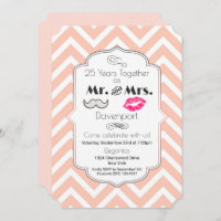 Mustache & Lips Mr. & Mrs. -Verjaardag