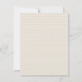 Mustache Lips Retro RSVP Mariage Card (Dos)