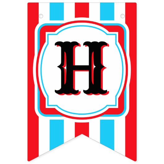 Mustache Little Man Anniversaire bannière de fête (Deuxième drapeau)