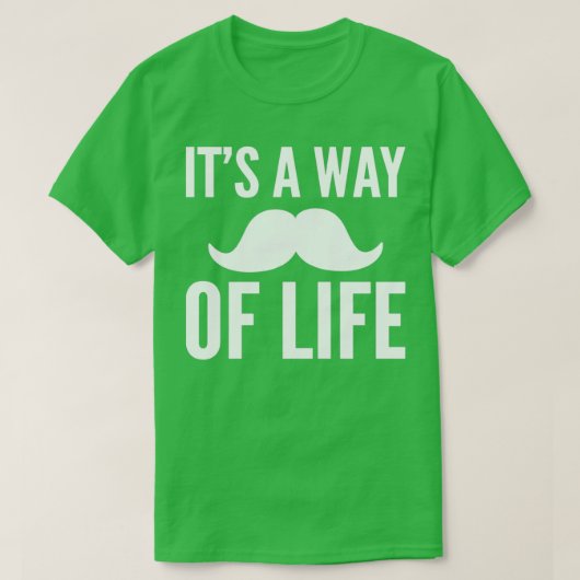Mustache Lover Gift T-shirt (Design voorkant)