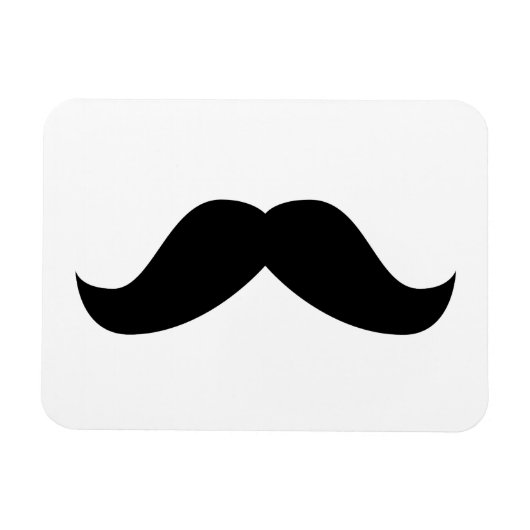 Mustache Magneet (Horizontaal)