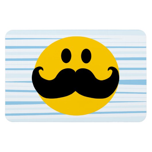 Mustache Magneet (Horizontaal)