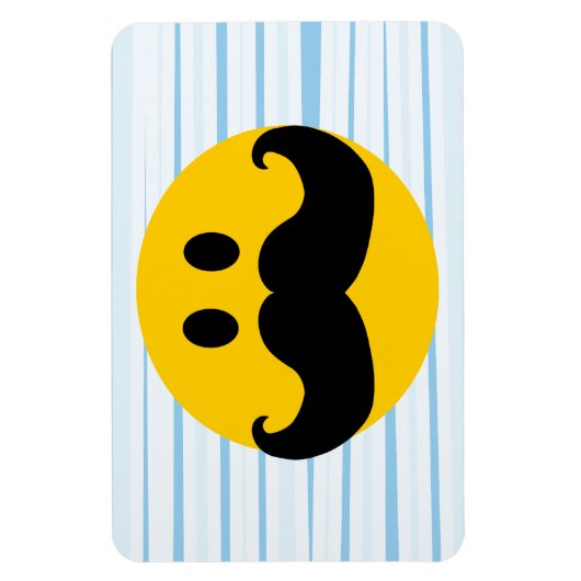 Mustache Magneet (Verticaal)