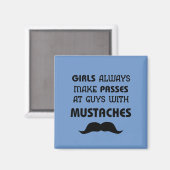Mustache Magneet (Voorkant / Achterkant)