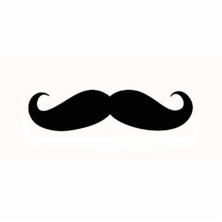 Mustache Magnet Staand Fotobeeldje