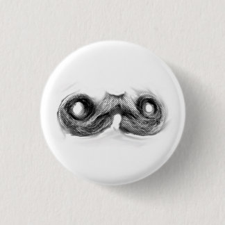 Mustache Man Ronde Button 3,2 Cm