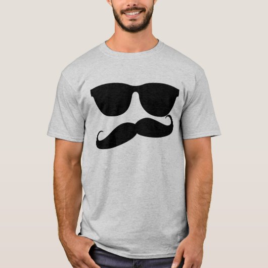 Mustache Man T-shirt (Voorkant)
