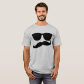 Mustache Man T-shirt (Voorkant volledig)