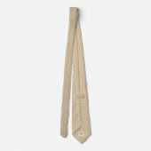 Mustache moderne Khaki Tan Cravate Motif (Dos)