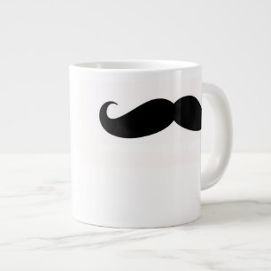 Mustache mok koffie