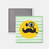 Mustache monocle magneet (Voorkant / Achterkant)