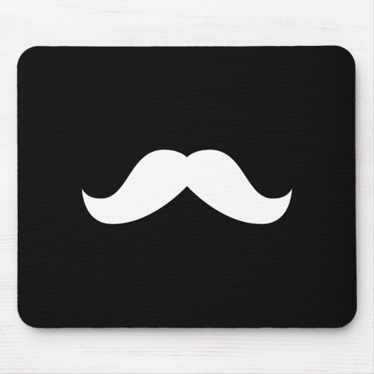Mustache Mousepad Muismat (Voorkant)