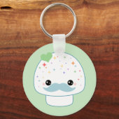 Mustache Mushroom Sleutelhanger (Voorkant)