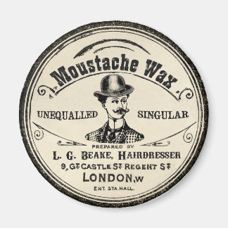 Mustache Mustach Wax  magneet