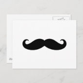 Mustache Mustache, Mustache design Briefkaart (Voorkant / Achterkant)