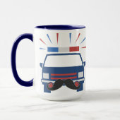 Mustache Mustache Police tasse - choisir style & c (Gauche)